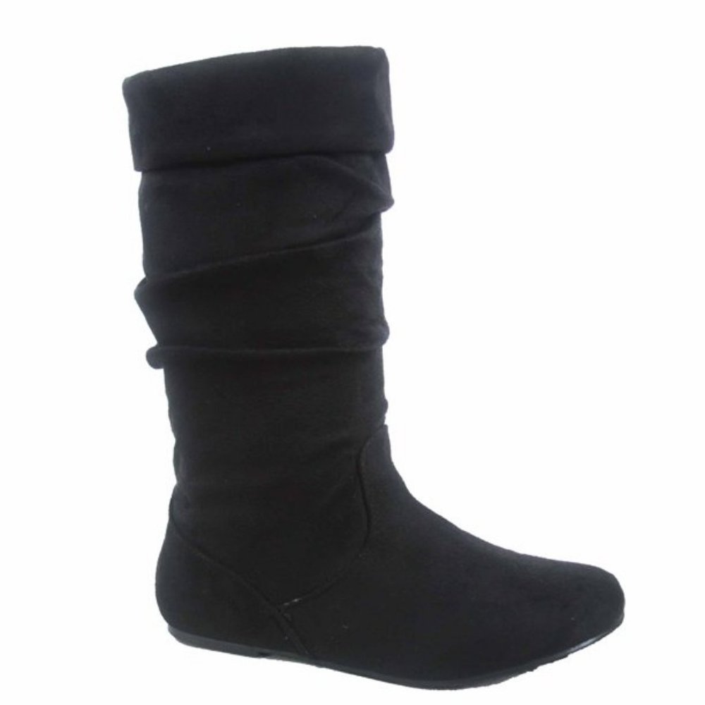 New women's slouch mid boot-blk